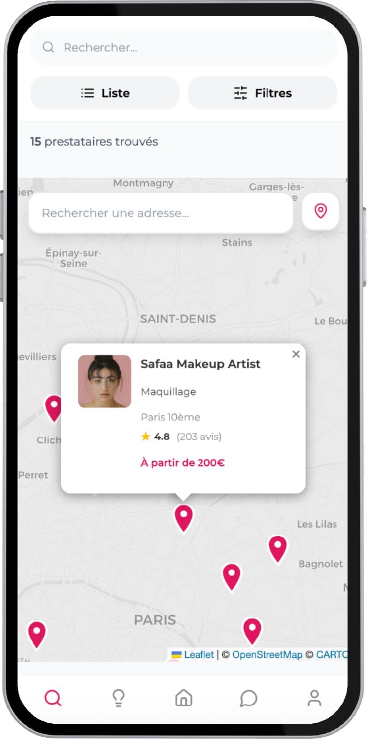 Amani - Recherche par liste