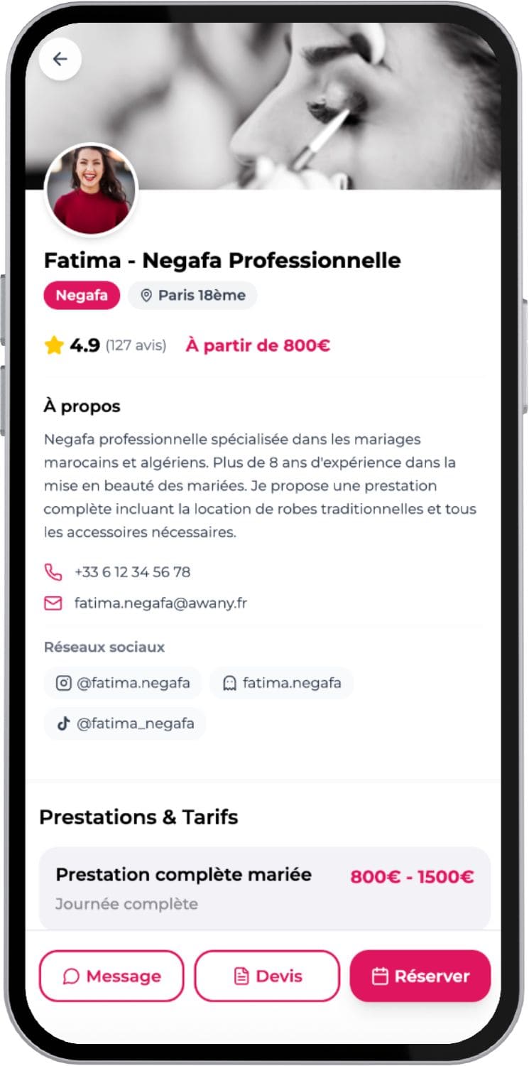 Amani - fiche prestataire